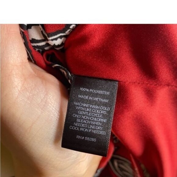 Express Burgundy Floral Button Front Maxi Dress XS - Picture 10 of 11